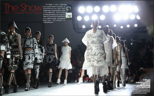 Hoàng Thùy đội nón lá chụp ảnh trên tạp chí thời trang Hong Kong 7