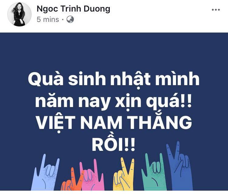 Sao Việt đang vỡ òa trước chiến thắng lịch sử của đội tuyển Việt Nam tại tứ kết U23 châu Á! - Ảnh 4. Sao Việt đang vỡ òa trước chiến thắng lịch sử của đội tuyển Việt Nam tại tứ kết U23 châu Á! 4