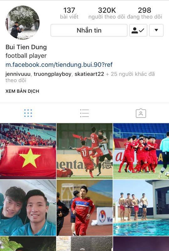 Trong dàn cực phẩm U23 Việt Nam, ai là người có sức hút nhất trên MXH? - Ảnh 7. Trong dàn 'cực phẩm' U23 Việt Nam, ai là người có sức hút nhất trên MXH? 4