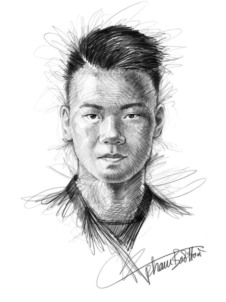 Trọn bộ tranh ký họa dàn cầu thủ cực phẩm U23 Việt Nam - Ảnh 33. Trọn bộ tranh ký họa dàn cầu thủ 'cực phẩm' U23 Việt Nam 17