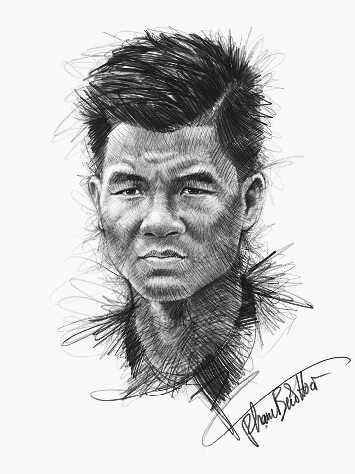 Trọn bộ tranh ký họa dàn cầu thủ cực phẩm U23 Việt Nam - Ảnh 9. Trọn bộ tranh ký họa dàn cầu thủ 'cực phẩm' U23 Việt Nam 5