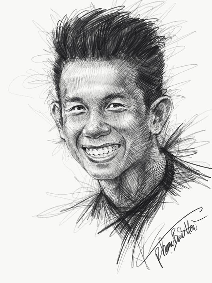 Trọn bộ tranh ký họa dàn cầu thủ cực phẩm U23 Việt Nam - Ảnh 19. Trọn bộ tranh ký họa dàn cầu thủ 'cực phẩm' U23 Việt Nam 10