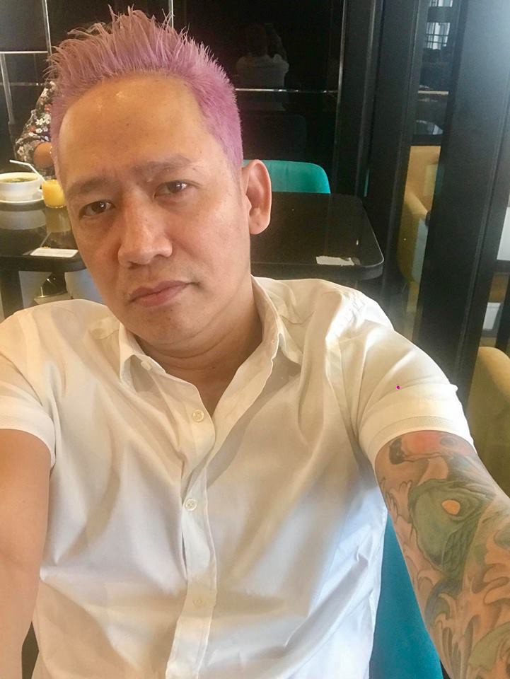 Duy Mạnh tiếp tục màn make-over cực ấn tượng khi đổi màu tóc hồng sang tím! - Ảnh 3. Duy Mạnh tiếp tục màn 'make-over' cực ấn tượng khi đổi màu tóc hồng sang tím! 3