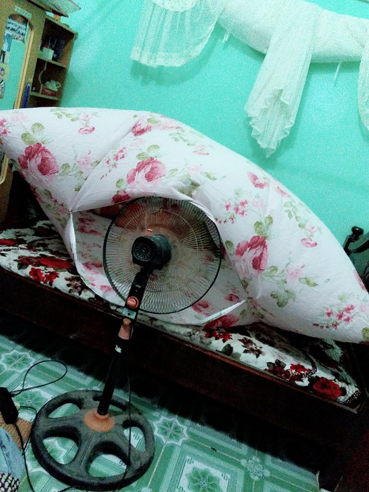 Những bí kíp chống nóng ngày hè của cư dân mạng: Hơi bất tiện nhưng mát là được - Ảnh 1. Những bí kíp chống nóng ngày hè của cư dân mạng: Hơi bất tiện nhưng mát là được 1