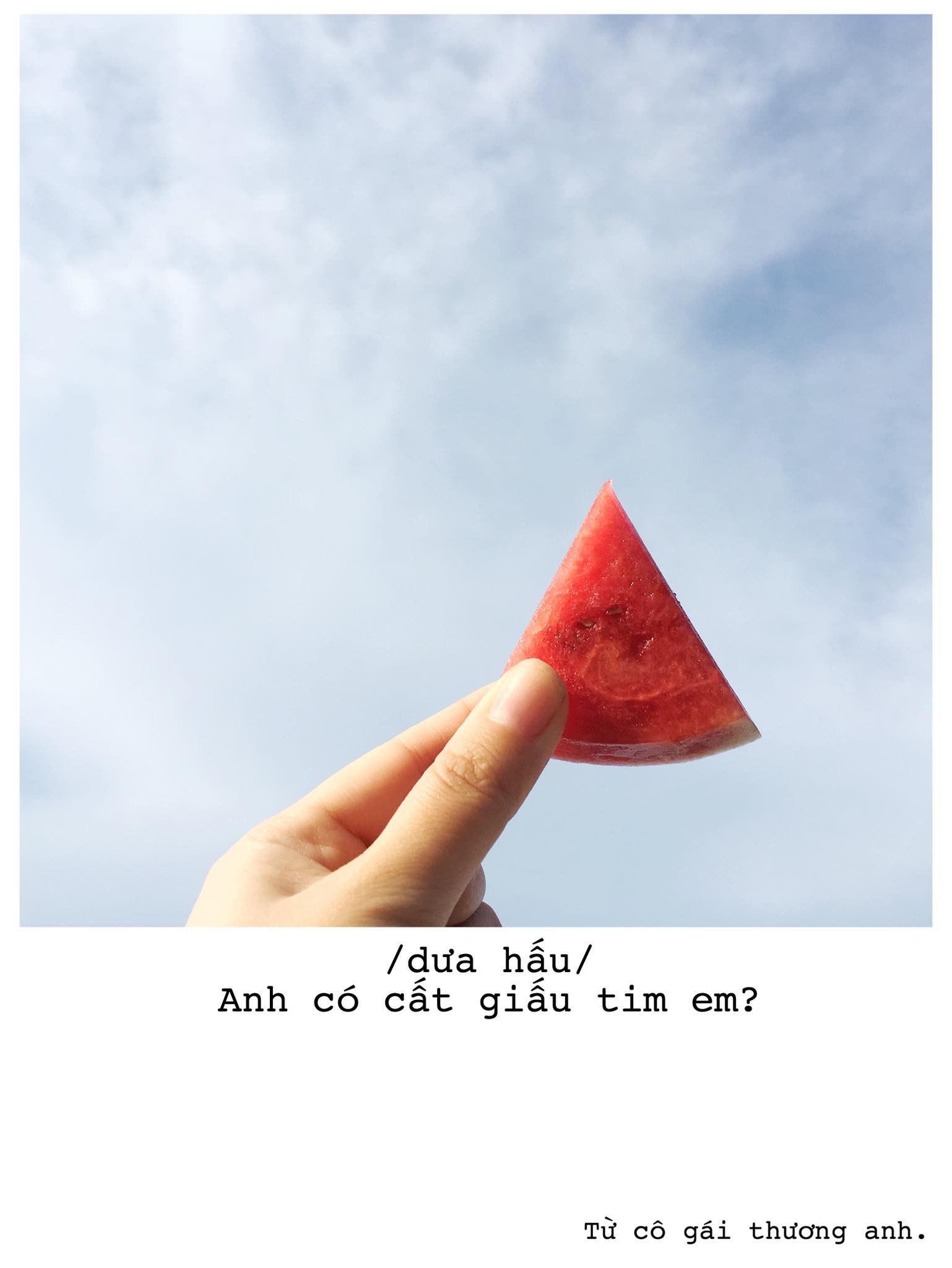 Góc bậc thầy thả thính: Cô gái trẻ dùng đủ loại trái cây thay lời yêu gửi cho crush - Ảnh 4. Góc bậc thầy thả thính: Cô gái trẻ dùng đủ loại trái cây thay lời yêu gửi cho crush 4