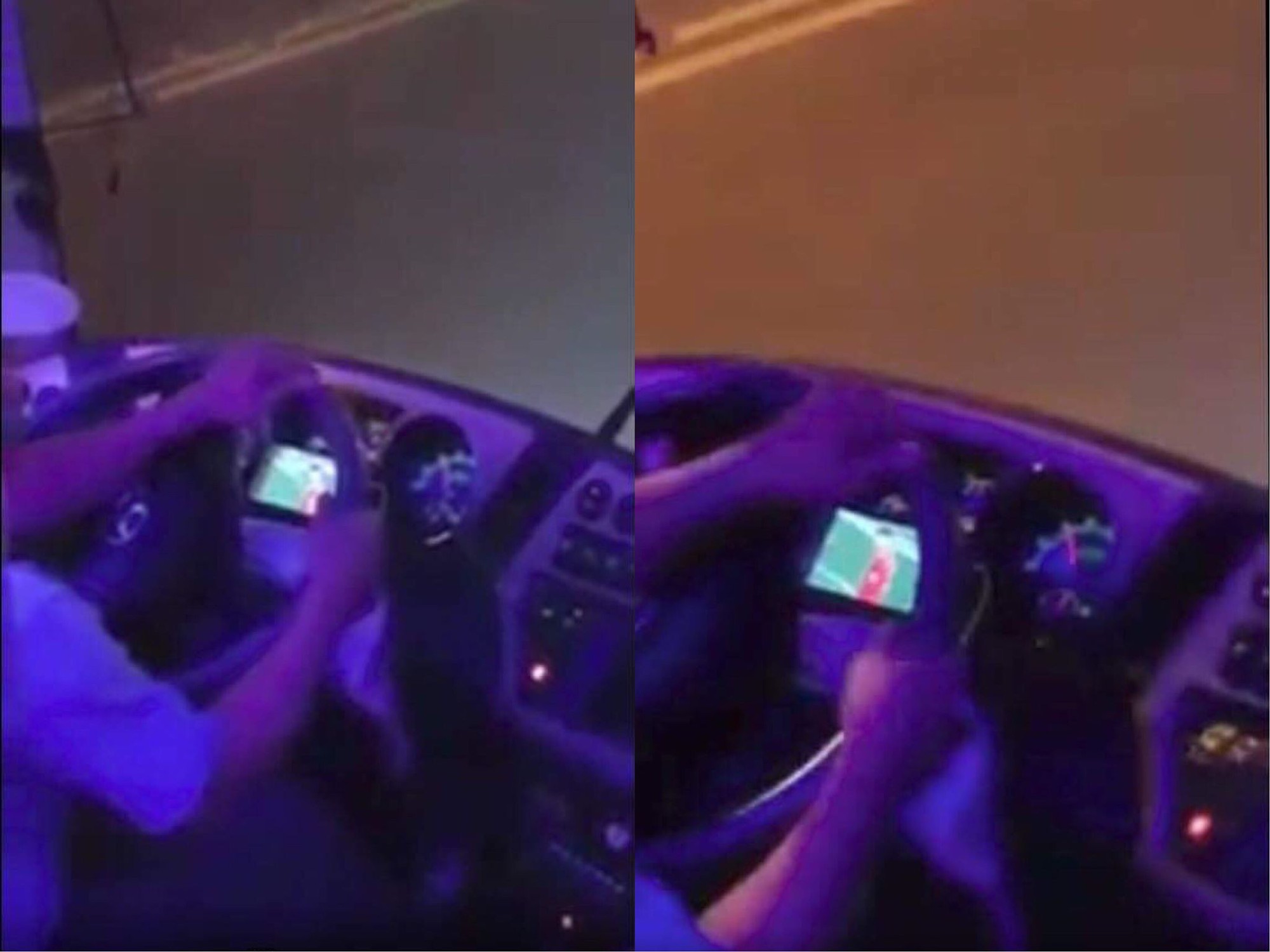 Clip: Tài xế vừa lái xe chở khách vừa xem... World Cup - Ảnh 2. Clip: Tài xế vừa lái xe chở khách vừa xem... World Cup 1