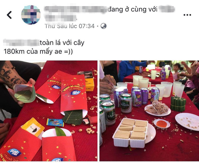 Vượt 180km đi bê tráp, đội nhà trai ngỡ ngàng khi nhận lì xì chứa toàn lá cây - Ảnh 1. Vượt 180km đi bê tráp, đội nhà trai ngỡ ngàng khi nhận lì xì chứa toàn lá cây 1
