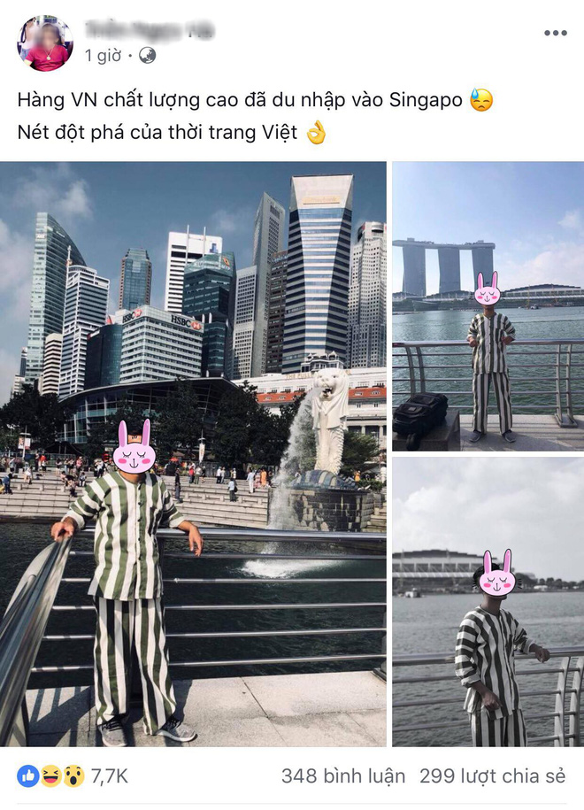 Nóng trên mạng: Thanh niên mặc đồ kẻ sọc giống quần áo phạm nhân check-in ở Singapore khiến dân tình xôn xao - Ảnh 1. Thanh niên mặc đồ giống quần áo phạm nhân check-in ở Singapore khiến dân tình xôn xao 1