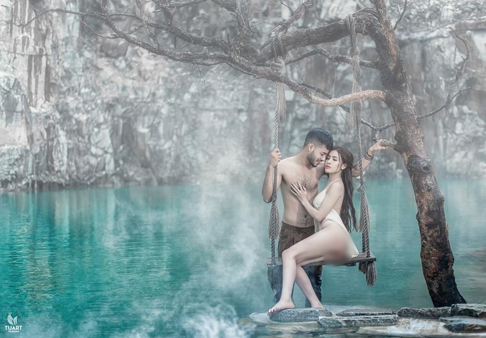 Nam người mẫu chụp cùng Á hậu Thư Dung trong bộ ảnh phản cảm tại Tuyệt Tình Cốc Đà Lạt: 'Tôi không lo lắng khi công an vào cuộc, vì đó là nghệ thuật' 2