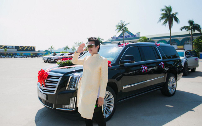 Siêu xe 'Khủng long Mỹ' dẫn đầu đoàn rước dâu hoành tráng ở Quảng Ninh 4