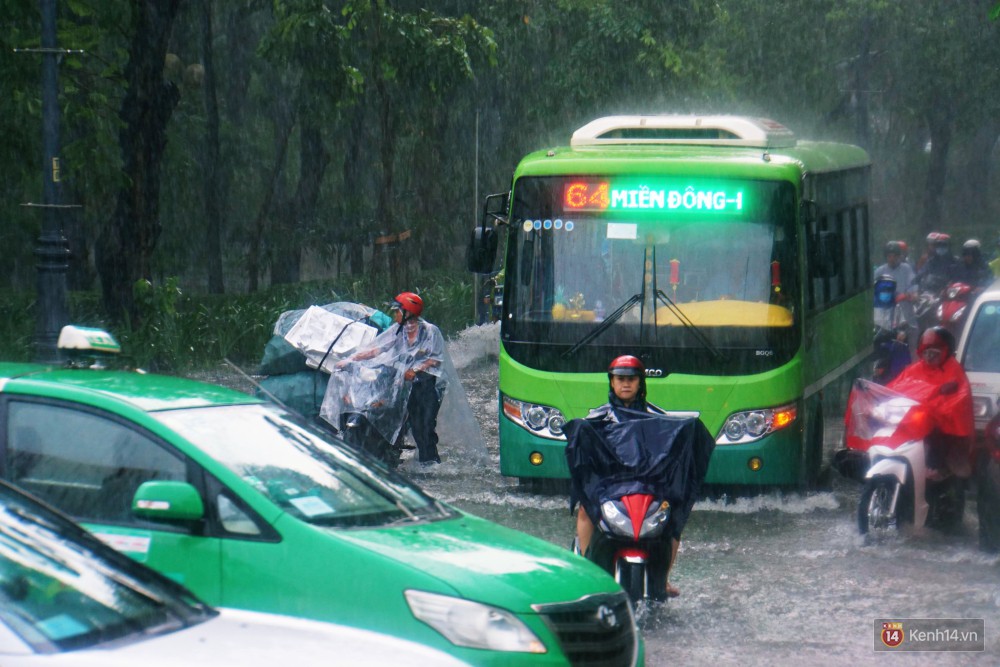 Sài Gòn tiếp tục mưa lớn gây ngập nặng, hành khách lội nước ra vào sân bay Tân Sơn Nhất - Ảnh 2. Sài Gòn tiếp tục mưa lớn gây ngập nặng, hành khách lội nước ra vào sân bay Tân Sơn Nhất 2