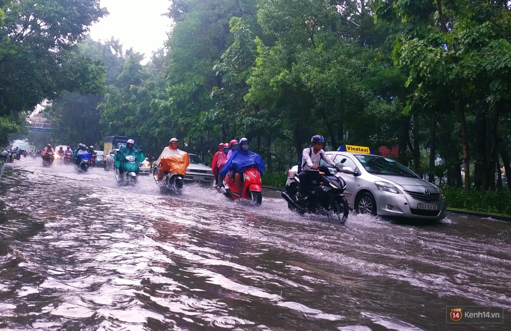 Sài Gòn tiếp tục mưa lớn gây ngập nặng, hành khách lội nước ra vào sân bay Tân Sơn Nhất - Ảnh 6. Sài Gòn tiếp tục mưa lớn gây ngập nặng, hành khách lội nước ra vào sân bay Tân Sơn Nhất 6