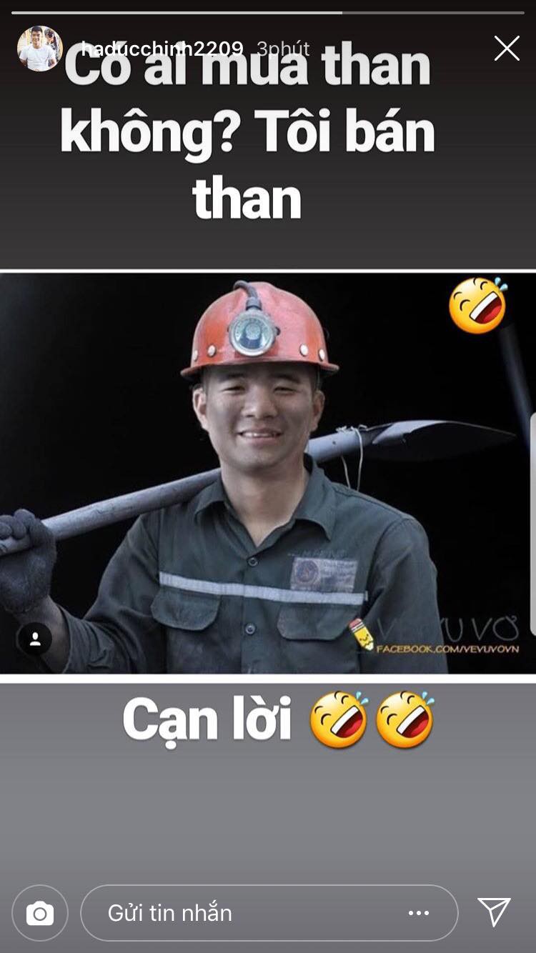 Hà Đức Chinh 'cạn lời' với bộ ảnh chế nghề nghiệp của cầu thủ U23 Việt Nam 1