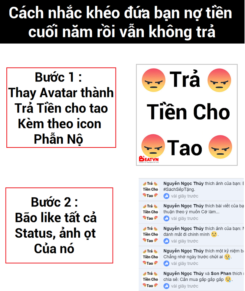 Cuối năm rồi, cư dân mạng bày nhau cách đòi nợ cực lầy mà vô cùng hiệu quả 1