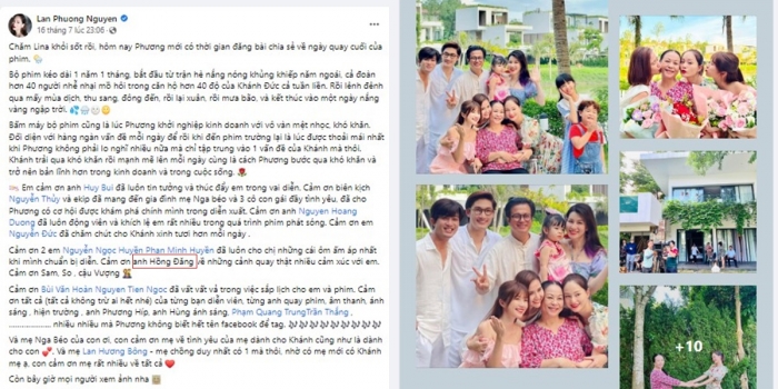 Lan Phương không ngần ngại 'réo gọi' Hồng Đăng vào 'kết phim' giữa ồn ào 3 Lan Phương không ngần ngại 'réo gọi' Hồng Đăng vào 'kết phim' giữa ồn ào 3