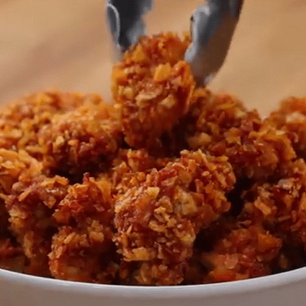 Đổi vị bằng món gà viên sốt bim bim ngon cực ngon cho gia đình