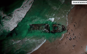 Bí ẩn 'con tàu ma' trôi dạt vào bờ biển Mỹ, có thể đã bị chuột ăn thịt xâm chiếm