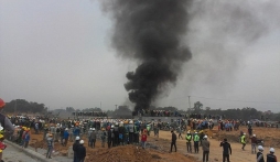 Xô xát ở nhà máy Samsung Thái Nguyên, 10 người bị thương