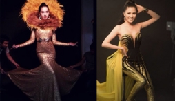 Đêm hội chân dài 8: Ngọc Trinh hóa nữ thần trong poster