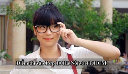 Điểm thi vào lớp 10 năm 2014 Hà Nội và TP HCM