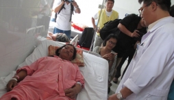 Thai phụ bị rắn lục đuôi đỏ cắn