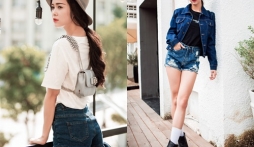 Vũ Ngọc Anh gợi cảm, trẻ trung với thời trang jeans