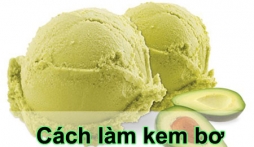 Cách làm kem bơ béo ngậy mát lạnh tại nhà