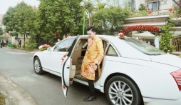 Nam Cường đón dâu bằng siêu xe 20 tỷ tại Hà Nội