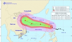 Bão Sarika - bão số 7 giật cấp 17 liên tục đổi hướng, diễn biến phức tạp