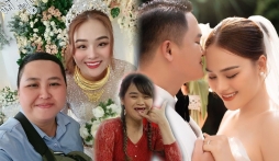 Từng nghèo không có tiền làm răng, 'thánh sún' Ngân Thảo nay đeo vàng trĩu cổ ngày cưới