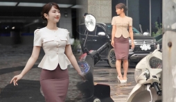 Lê Bống bị người qua đường tung ảnh chụp lén khác xa ảnh tự đăng 