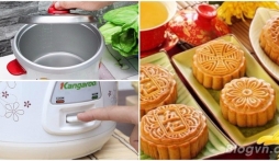 Mách bạn cách làm bánh trung thu bằng nồi cơm điện dễ dàng không cần lò nướng