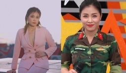 MC, BTV Hoàng Linh VTV diện vest không nội y khoe vẻ đẹp quyến rũ
