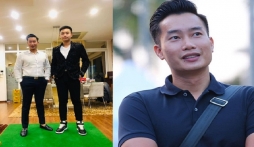 Con trai MC Hoa Thanh Tùng ngày càng điển trai, cao lớn lấn át người bố quyền lực 