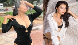 'Nữ hoàng cảnh nóng màn ảnh Việt' Kiều Trinh tung ảnh táo bạo ở tuổi U50: Nhan sắc bất ngờ