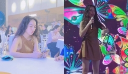 Ngỡ ngàng nhan sắc Hiền Thục khi bị chụp lén