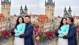 Vi vu trời Tây với vợ Á hậu, Shark Hưng lộ vẻ già nua khác xa lúc lên sóng 'Shark tank'