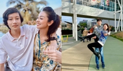Khó nhận ra con trai Jennifer Phạm và Quang Dũng ở diện mạo mới