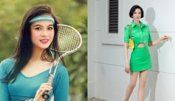 'Nữ hoàng ảnh lịch' - MC Thanh Mai khéo khoe vòng eo con kiến ở tuổi 50