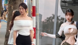 Lê Bống lọt ống kính camera thường: Nhan sắc thật bị phơi bày