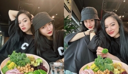 Angela Phương Trinh 'so kè' bên em gái: Nhan sắc bất phân thắng bại