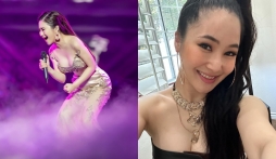 Hương Tràm gặp sự cố trang phục