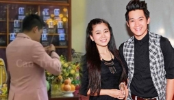 Phùng Ngọc Huy rơi nước mắt khi đến thắp hương cố NS Mai Phương, nghẹn ngào nhắc về Lavie