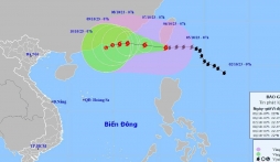 Tin bão: Bão Koinu tiến vào biển Đông với sức gió mạnh cấp 14, giật cấp 17