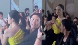 Video: Hương Giang Idol thoải mái sà vào lòng trai lạ, đối phương lập tức phản ứng