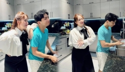 Phan Hiển đúng chuẩn 'chồng quốc dân' khi chăm vợ bỉm cực chu đáo