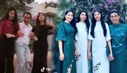 Video: MC Quyền Linh lên đồ rách rưới 'đọ dáng' bên 2 cô con gái diện mạo 'cực phẩm'