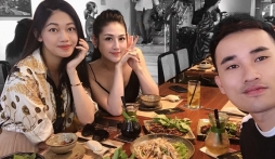 Á hậu Thanh Tú xuất hiện xinh đẹp bên hội chị em toàn mỹ nhân sau 1 tháng sinh con