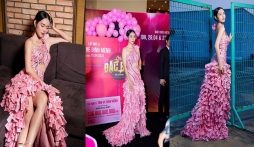 Diệp Bảo Ngọc chơi lớn khi diện váy làm từ 2000 tấm vé số, nói gì về danh xưng 'ngọc nữ màn ảnh thế hệ mới'?