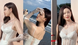 Trương Quỳnh Anh xuất hiện nóng bỏng tại show Đỗ Long, nhan sắc 'đẹp hơn cả hoa hậu'